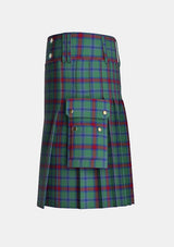 Utility_Wright_Anne_Tartan_11188_kilt_left_image_with_pleated_design_and_adjustable_buckles_for_men