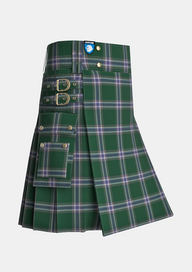Utility_Yousaf_Humza_Tartan_14479_kilt_side_image_with_pleated_design_and_adjustable_buckles_for_men