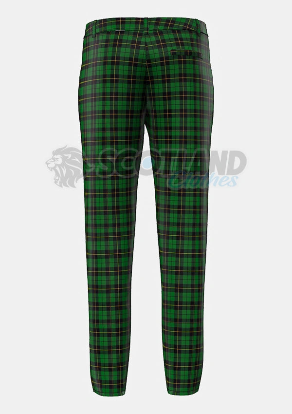 Wallace Hunting Tartan Trouser Back