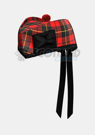 Wallace Tartan Glengarry Hat Front