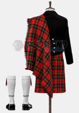 Wallace Tartan Prince Charlie Outfit