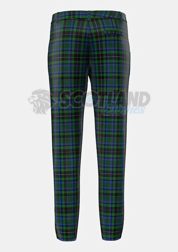 Walsh Ryan Tartan Trouser Back