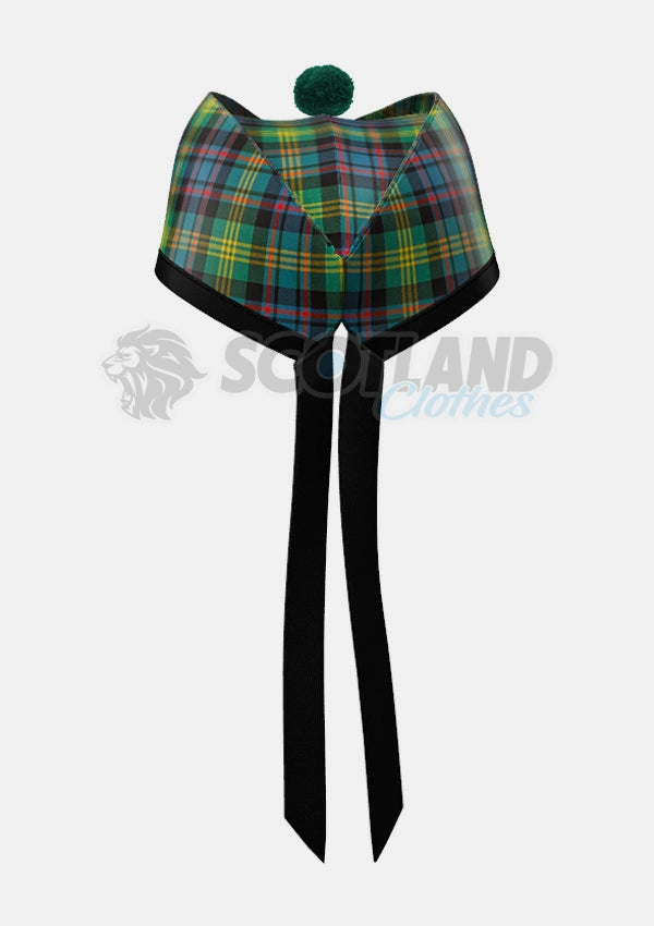 Watson Tartan Glengarry Hat Back