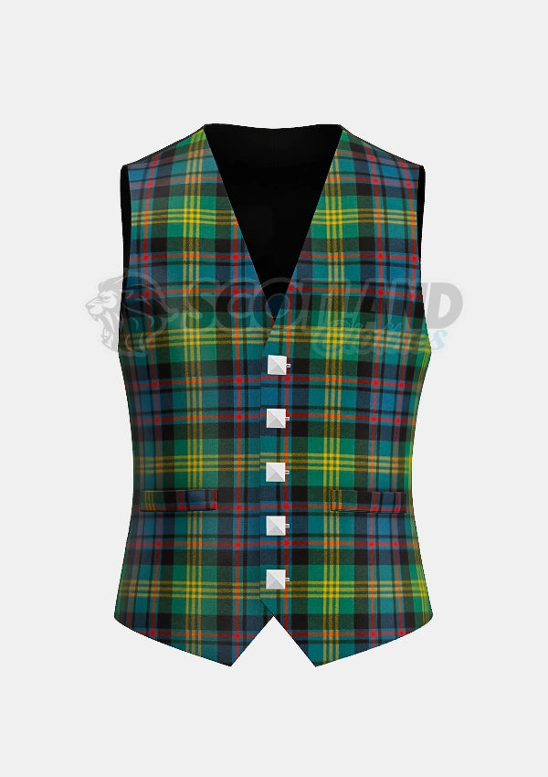 Watson Tartan Waistcoat Front