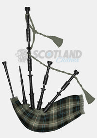 Weathered Patriot Tartan Bagpipe