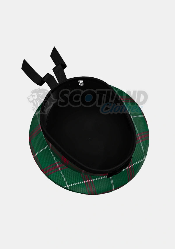 Welsh Tartan Balmoral Hat Back Side