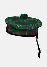 Welsh Tartan Balmoral Hat Front Side