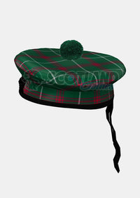 Welsh Tartan Balmoral Hat Front Side