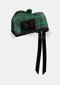 Welsh Tartan Glengarry Hat Front