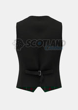 Welsh Tartan Waistcoat Back