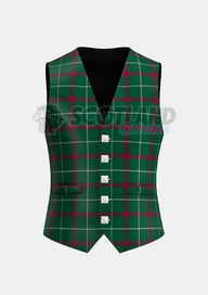 Welsh Tartan Waistcoat Front