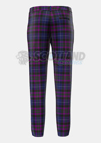 Western Isles Tartan Trouser Back