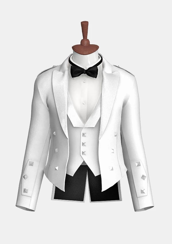 White_Prince_Charlie_Kilt_Jacket_with_Satin_Lapels_front_image