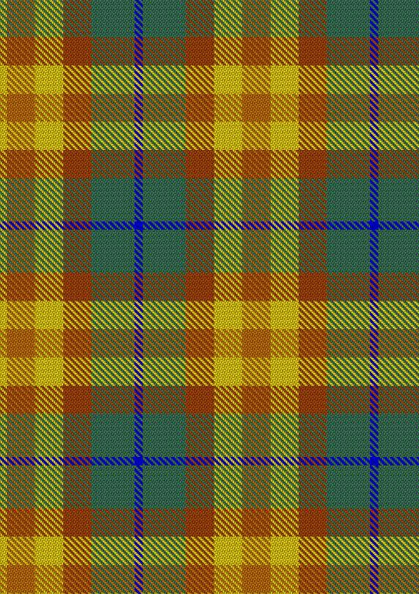 Wild Mustard Dreams Tartan Fabric