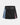Women Black Multi-Color Pleated Rainbow Kilt Front