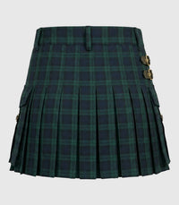 Women’s Black Watch Tartan Utility Kilt Back