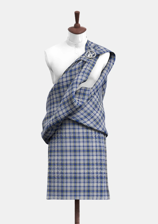 Yorkshire Tartan  Great Kilt Front