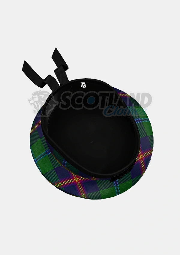 Young Tartan Balmoral Hat Back Side