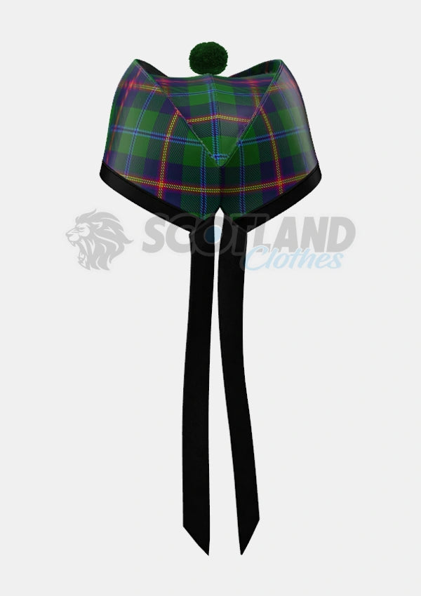 Young Tartan Glengarry Hat Back