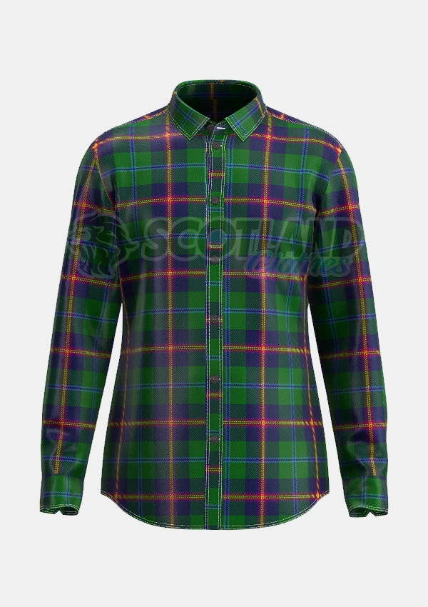 Young Tartan Shirt Front