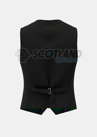 Young Tartan Waistcoat Back