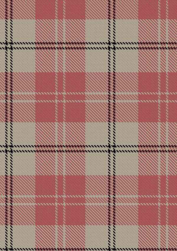 Alisa Pink Tartan Fabric