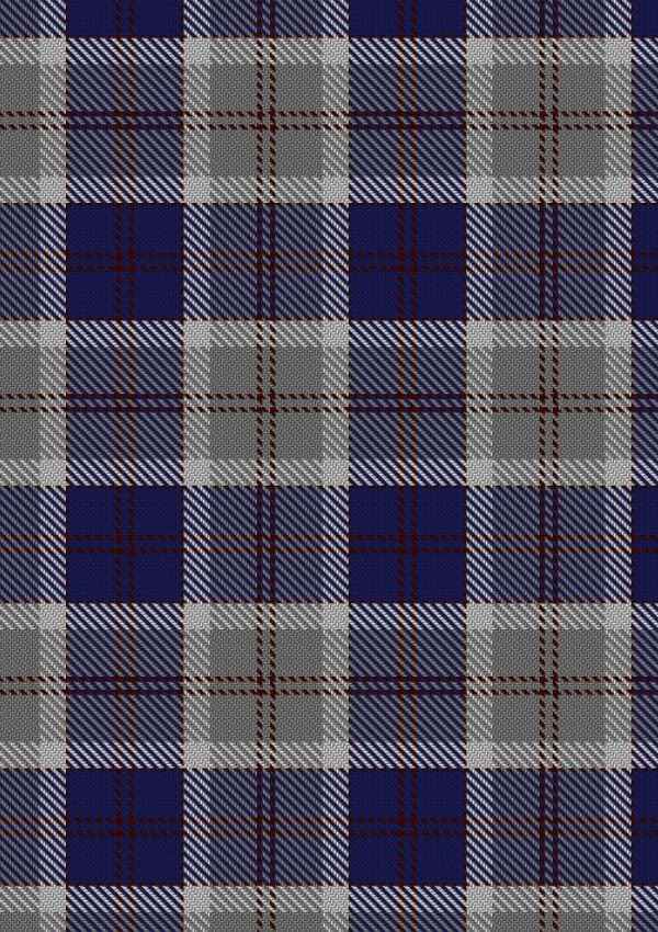  Bannockbane Silver Tartan Fabric