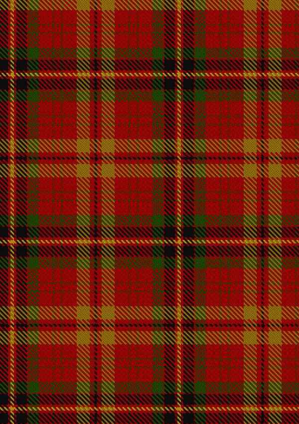  Bonnie Prince Charlie Tartan Fabric