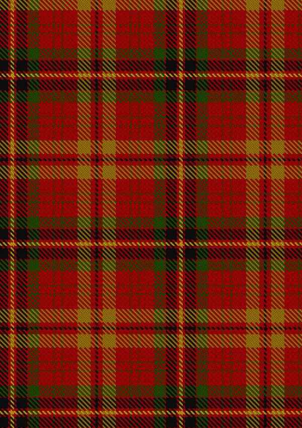  Bonnie Prince Charlie Tartan Fabric