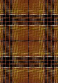  Digital Gold Tartan Fabric