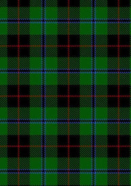 Douglas Black Tartan Fabric