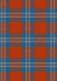 Irn Bru Tartan Fabric