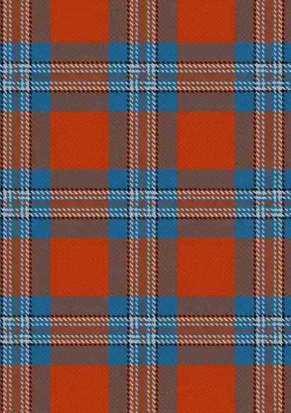 Irn Bru Tartan Fabric