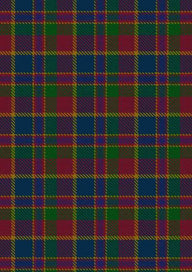  Land's End Maroon Tartan Fabric