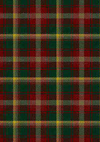 Maple Leaf Tartan Fabric