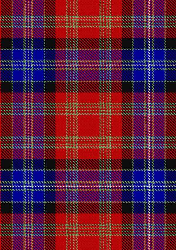 Moir Tartan Fabric