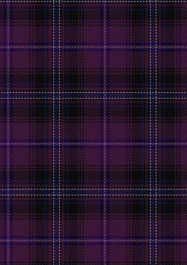 Purple Tartan Fabric