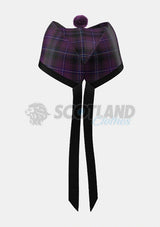 Purple Tartan Glengarry Hats Back