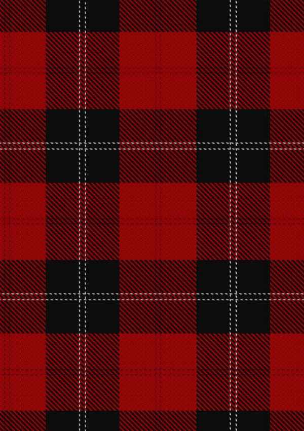  Ramsay Red Tartan Fabric