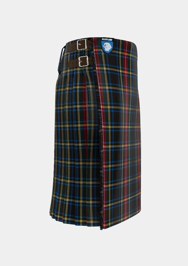Skræddersyet Black Stewart Tartan Kilt