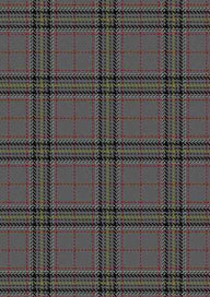 Stewart Grey tartan Fabric