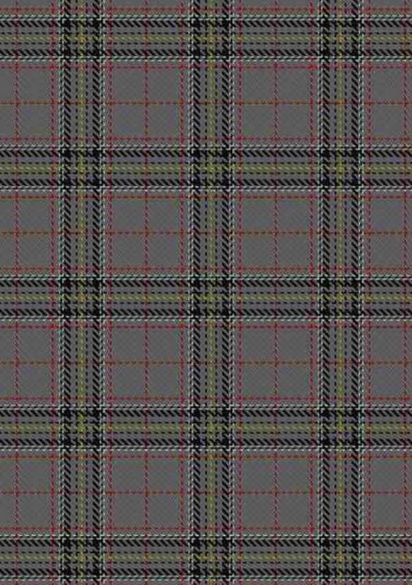Stewart Grey tartan Fabric